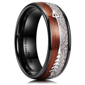 European And American Fashion Stainless Steel Wedding Ring Simple Rose Gold Meteorite Sand Surface Men's And Women's Ring