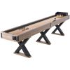 11.5 ft Shuffleboard Table 2 in 1 Shuffleboard and Bowling Combo Game Set