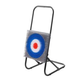VEVOR Axe Throwing Game, Plastic Bristle Target with 8 Throwing Axes Set, Foldable Steel Frame, Easy to Store, Stable Placement for Indoor and Ou