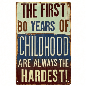 CIFbuy 8x12 Inch ( 20.3x30.5cm ) Vintage Rustic Aluminum Sign for Home Bar Man Cave (TikTok, temu pick-up service)