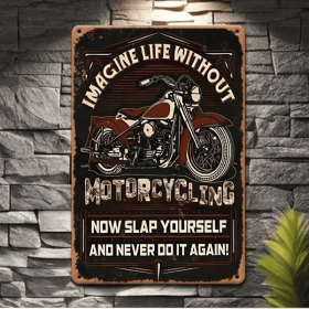 CIFbuy 8x12 Inch ( 20.3x30.5cm ) Vintage Retro Aluminum Sign for Bar Garage Man Cave (TikTok, temu pick-up service)