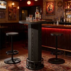 Tavern set, one bar table with two bar stools, cocktail table, bar table with chairs, coffee table and chairs