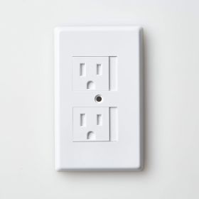 Safe Plate Self Closing Electrical Outlet Covers, Baby Proofing Safety Wall Socket Plate, Automatic Sliding Cap Cover Standard Wall Outlet Cover