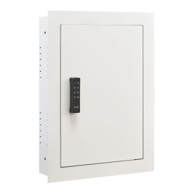 VEVOR 0.83 sq.ft Wall Safe, 3-Tier Hidden Wall Safe with Password, Key & Turning Knob