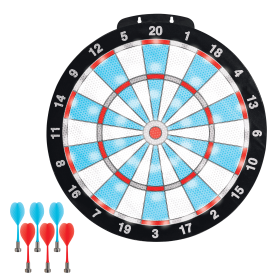 LED Magnetic Dartboard, Dart and Target Game, for All Ages
