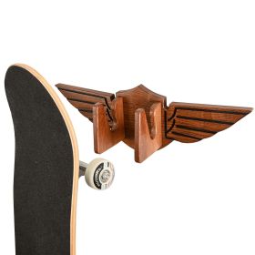 Ash Wood Skateboard Wall Mount Wings Rack for Hanging Skateboards Penny Board Skateboard Accessories Cool Things for Your Deck Skateboard Display