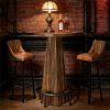 Circular bar table, counter height bar table, dining table, coffee table (table only)