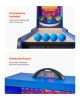 8' Roll and Score Classic Arcade Game Table, Arcade Machine Indoor with Electronic Scorer, Sound