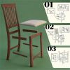 Bar stools, chairs, kitchen chairs, 2 dining chairs, dining chairs